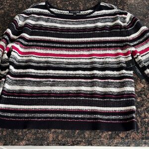 Liverpool Los Angeles Women's Multicolor Striped Sweater